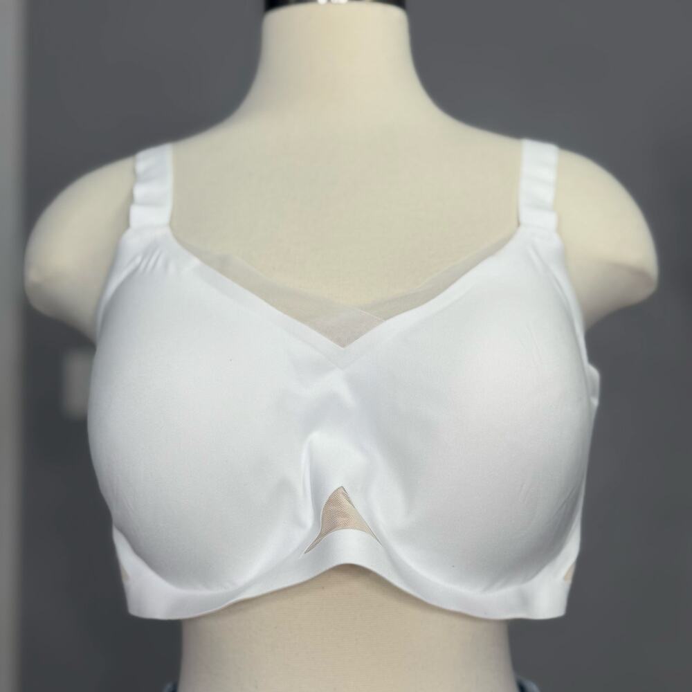 Honeylove White Full-Coverage Comfort Bra